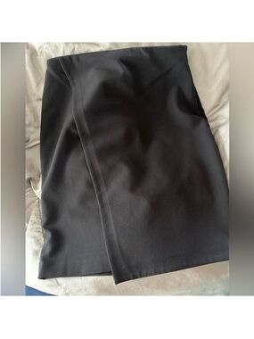Express Black Asymmetric Pencil Skirt